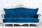 Blue vintage sofa