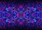 Blue and violet kaleidoscope multicolored abstract background