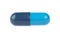 Blue vitamin capsule