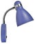 Blue Wall Sconce Bed Gooseneck Lamp, Modern Surface-Mounted Home Light Fixture, Large Detailed Isolated Closeup Studio Shot Detail