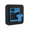 Blue Washer and t-shirt icon isolated on transparent background. Washing machine icon. Clothes washer - laundry machine