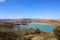 Blue water lake in Andalucia