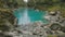 Blue water and rocks, Hokitika Gorge Scenic Reserve, South Island New Zealand