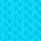 Blue water waves with splashes seamless vector texture or pattern