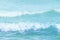 Blue Water waves texture background