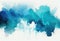 Blue Watercolor Abstract Background space for Typo graphic design