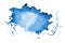 blue watercolor splatter texture stain background design