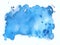 blue watercolor texture, watercolor spot, splashes on white background
