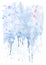 Blue watercolors & snowflakes