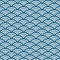 Blue Wave Pattern Background Japanese Style.