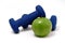 Blue Weights and Green Apple