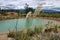 Blue Wells and natural park in Villa de Leyva, Colombia