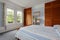 Blue & White Bedroom in Victorian Home