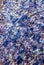 Blue and white cut glass cristals background