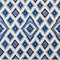 Blue And White Fabric With Modern Design Squares