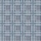 Blue and white houndstooth plaid pattern fabric swatch.