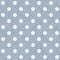 Blue and White Large Polka Dots Pattern Repeat Background