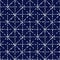 Blue and white shibori traditional fabric tie dye seamless pattern, vector