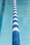 Blue and White Swim Lane Lines