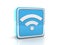 Blue wifi icon