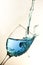 Blue Wine Glass