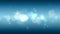 Blue winter background with bokeh and snowflakes seamless loop