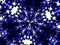 Blue winter fractal background, abstract texture, graphics