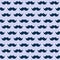 Blue wiskers moustache seamless texture