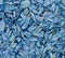 Blue wood chips background