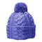 Blue woolen hat