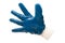 Blue work industrial glove