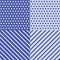 Blue wrapping pattern