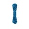 Blue Yarn icon isolated on transparent background. Label for hand made, knitting or tailor shop.