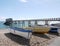 Blue and Yellow Boats on Selsey pebble beach