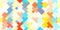 Blue yellow red orange modern multicolor pattern. Amazing school design. Awesome education creative. Pixelated color background.