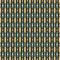 Blue And Yellow Retro Seventies Pattern