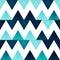 Blue zigzag seamless pattern