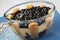 Blueberries cake pudding