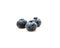 Blueberries healthy antioxidant fruit isolated on white