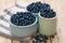 Blueberries, healthy eating and organic food concept