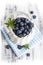 Blueberry basket on white wooden table