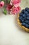Blueberry, bilberry tart