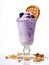 Blueberry cheesecake milkshake