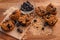Blueberry oatmeal breakfast muffins