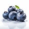 Blueberry Product Photography On White Background