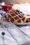 Blueberry waffle