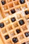 Blueberry Waffles Closeup