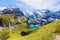 Bluemlisalphorn above Oeschinen lake in Kandersteg