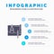 Blueprint, Architecture, Blueprint, Construction, Paper, Plan Solid Icon Infographics 5 Steps Presentation Background