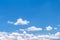 Bluesky with cloud soft texture on vast bright blue sky background and space